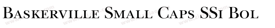 Baskerville Small Caps SSi Bold Small Caps字体转换